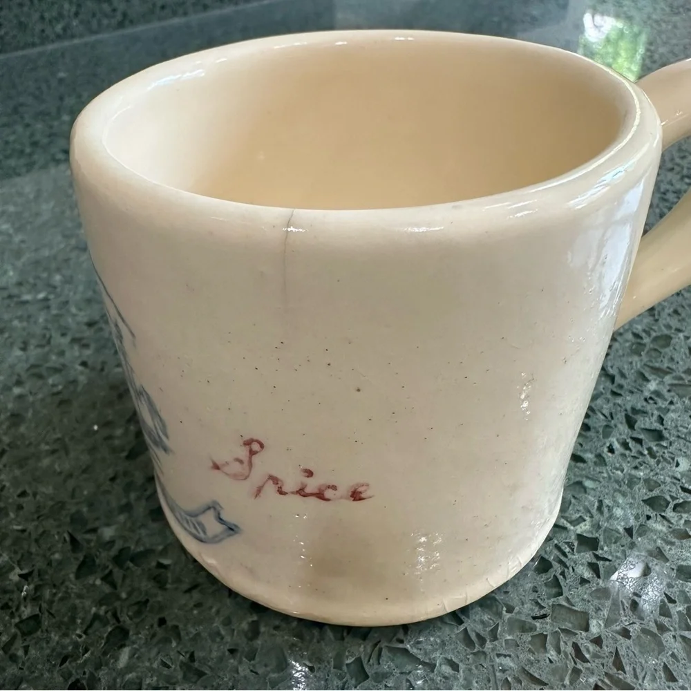 Vintage Old Spice Ship Friendship Shaving Mug Ivory Color Stoneware USA